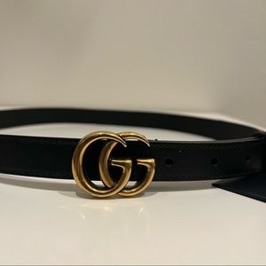 150 womens double g Gucci belt size 80